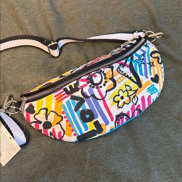 Brighton Multicolor Graphic Crossbody Belt Bag - Picture 5 of 8